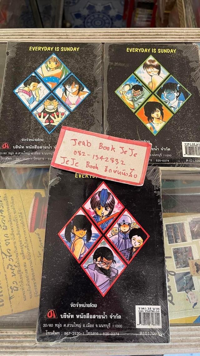 หนังสือการ์ตูน EVERYDAY Is SUNDAY ตำรวจสาวเอ๋อ บริสุทธิ์ 3 เล่มจบ