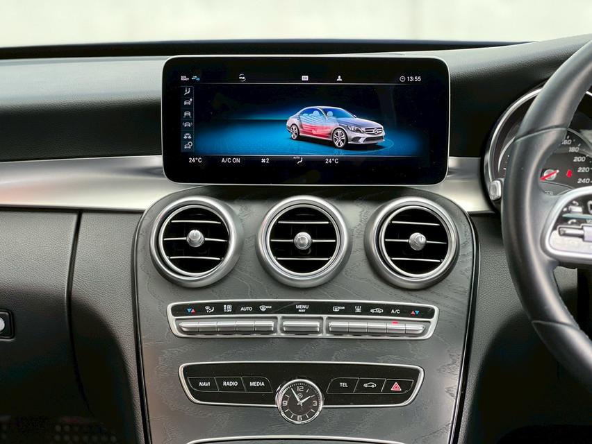 ปี 2019 BENZ C-CLASS, C300e AVANTGARDEโฉม W205 ปี14-23 สีดำ เกียร์ออโต้ เบนซิน/ไฟฟ้า 13