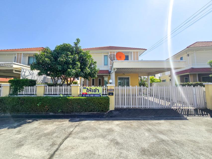 ให้เช่า บ้านเดี่ยว 2 ชั้น หมู่บ้าน เฮ้าส์ ออฟ เดอะ คานารี่ – สวนเสือศรีราชา บ้านสวย เฟอร์นิเจอร์บิ้วอิน พร้อมเครื่องใช้ไฟฟ้าครบ จอดรถได้ 2 คัน พร้อมเข 1