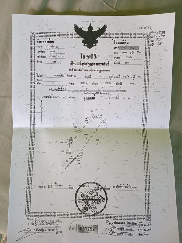 ขายที่ดิน4ไร่ มีโฉนดครุฑแดง ราคา1ล้าน4แสน 3