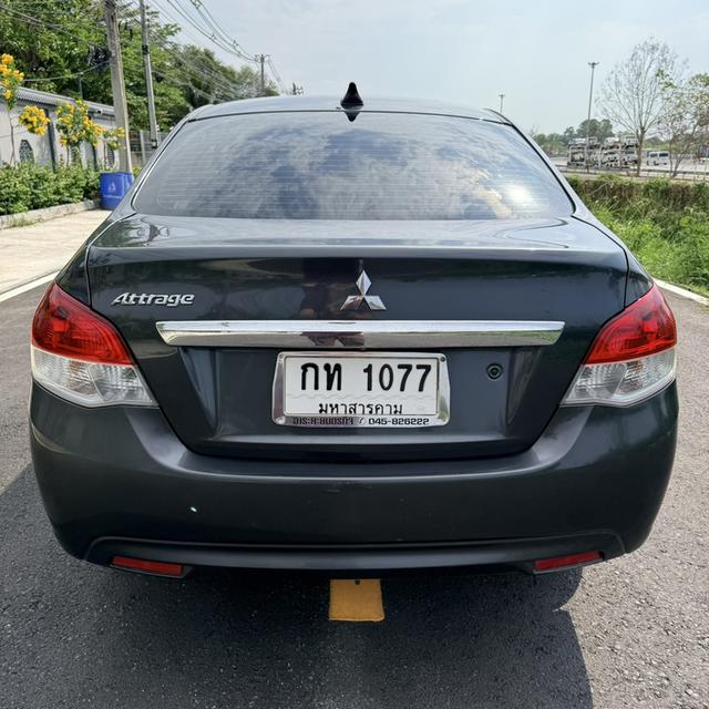 Mitsubishi Attrage GLS Limited AUTO 2015 ✅น็อตไม่ขยับ ไม่เคยชน ไม่เคยแก็ส ❇️ภายในสะอาด ไมล์แท้ใช้น้อย ✅แผนที่กูเกิ้ล ยูทูป กล้องหลัง ❇️ปุ่มสตาร์ท รูปที่ 6