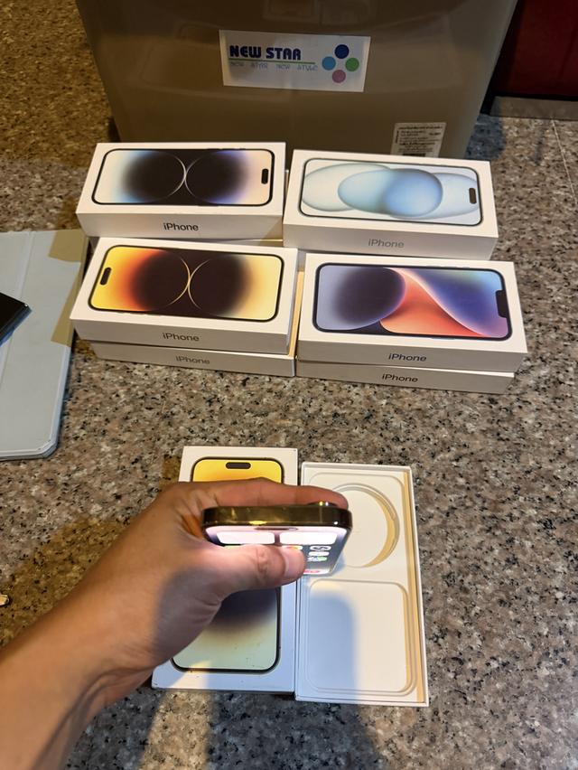 ขายไอโฟน14ProสีGold128กิ๊กมีกล่องสวยๆใช้งานดีแบตยัง90อยู่เลยหายสห รูปย่อยที่ 3