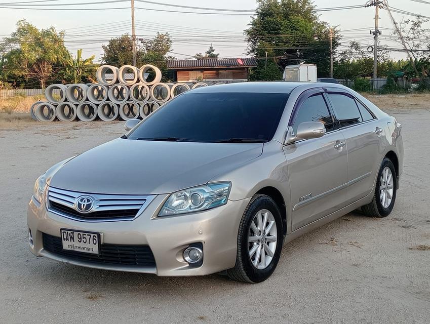 2009 Toyota Camry · Sedan · ขับไปแล้ว 150,000 กิโลเมตร  toyota camry hybrid ปี 09 ตัว top push start เครื่อง 2.4 hybrid เกียออโต้ 14