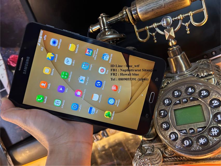 Samsung TabA(6) จอ7นิ้ว ใส่ซิมโทรได้ 4G สภาพสวย ใช้งานปกติ ได้ทุกซิม