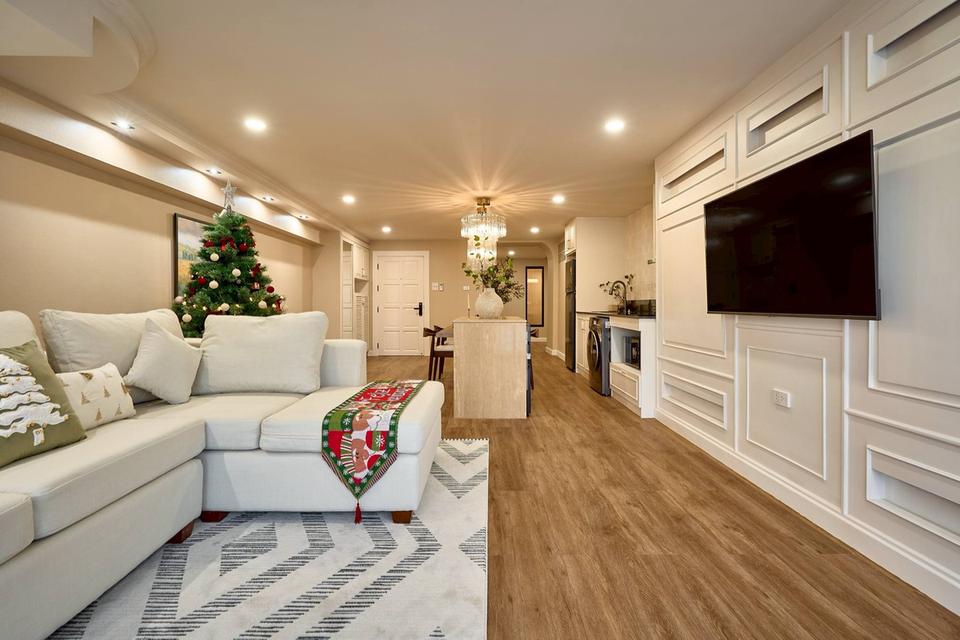 🏙️ให้เช่าคอนโดสวยหรู ดีไซน์ทันสมัย ห้องมุมเป็นส่วนตัว วิวเมืองพาโนรามา 1