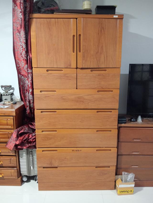 ตู้ไม้ญี่ปุ่นมือสองใส่ของเอนกประสงค์