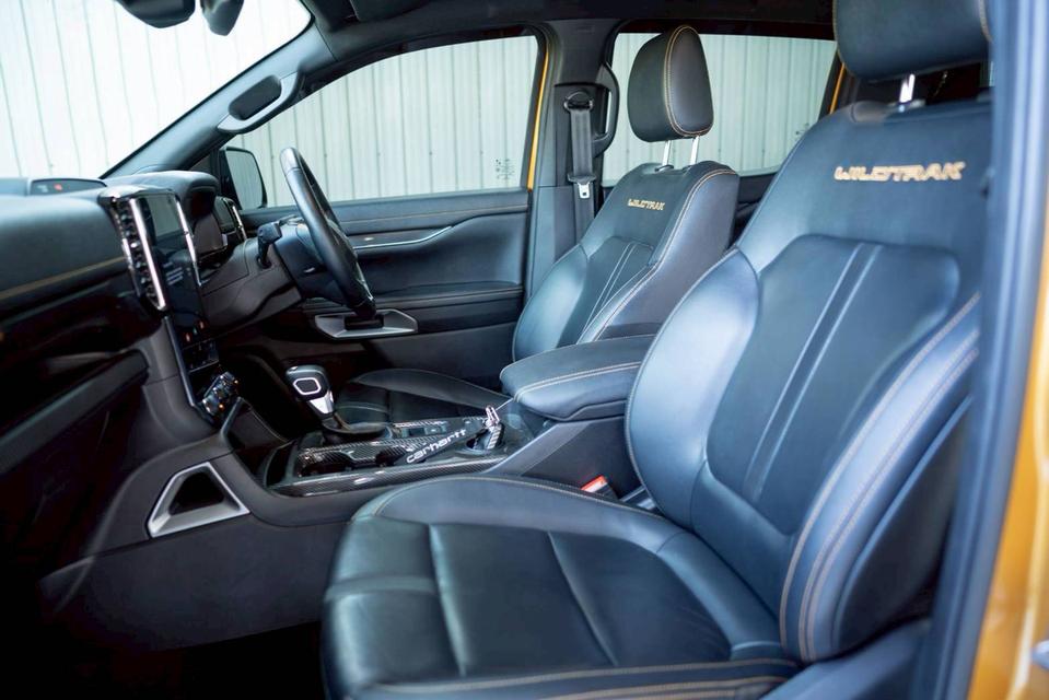 FORD RANGER 2.0 TURBO WILDTRAK ปี 2023 เกียร์A/T ขับ 2 สีเหลืองโฉม HI-RIDER DOUBLE CAB รูปที่ 13