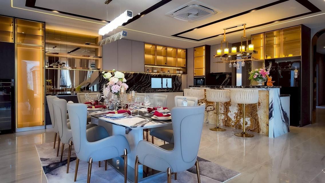 ขายบ้าน Pool Villa โซนมาบประชัน 126 ตารางวา 752 ตารางเมตร 5 ห้องนอน 7 ห้องน้ำ ดีไซน์หรู ทันสมัย 11