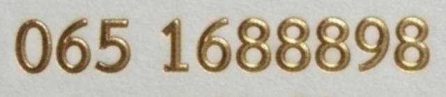 เบอร์สวย มงคลจีน 168