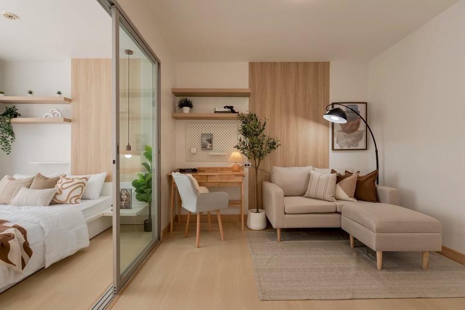 ขาย คอนโด ปิ่นเกล้า The Trust Residence แต่งสวยเฟอร์ทั้งห้อง ชั้น19 1ห้องนอน 1รับแขก เพียง 1.89 ล้านบาท ฟรีโอน! 7