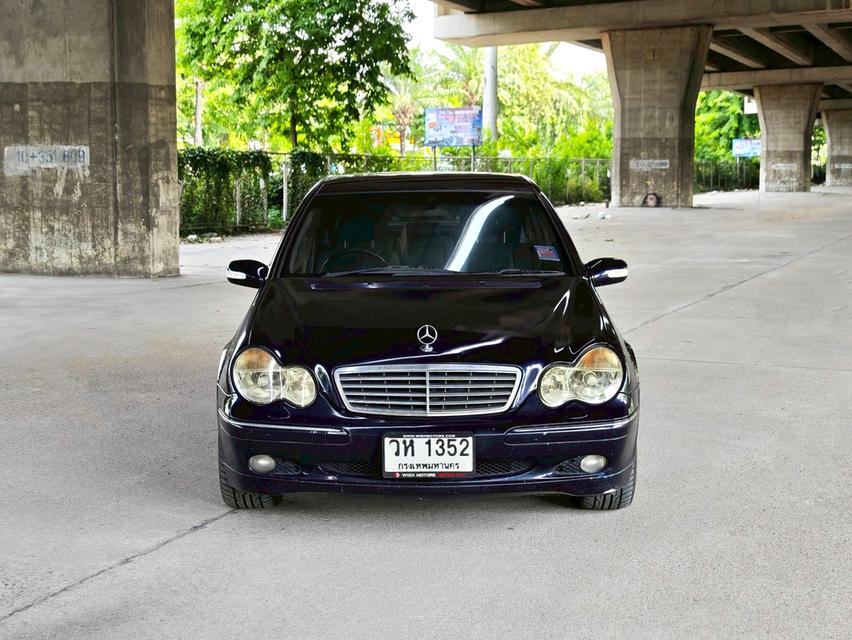 ขายรถ Benz C200 W203 ปี 2003 สีน้ำเงิน เกียร์ออโต้ 2