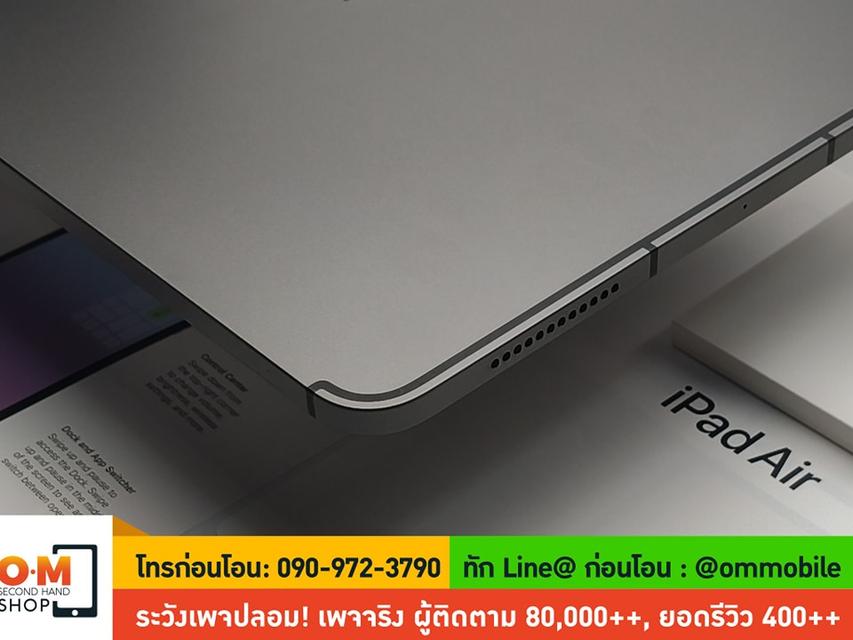 ขาย/แลก iPad Air5 M1 64GB Cellular + Wifi Space Gray ศูนย์ไทย ประกันยาว 17/12/2025 สภาพสวยมาก ครบกล่อง เพียง 16,990 บาท  6