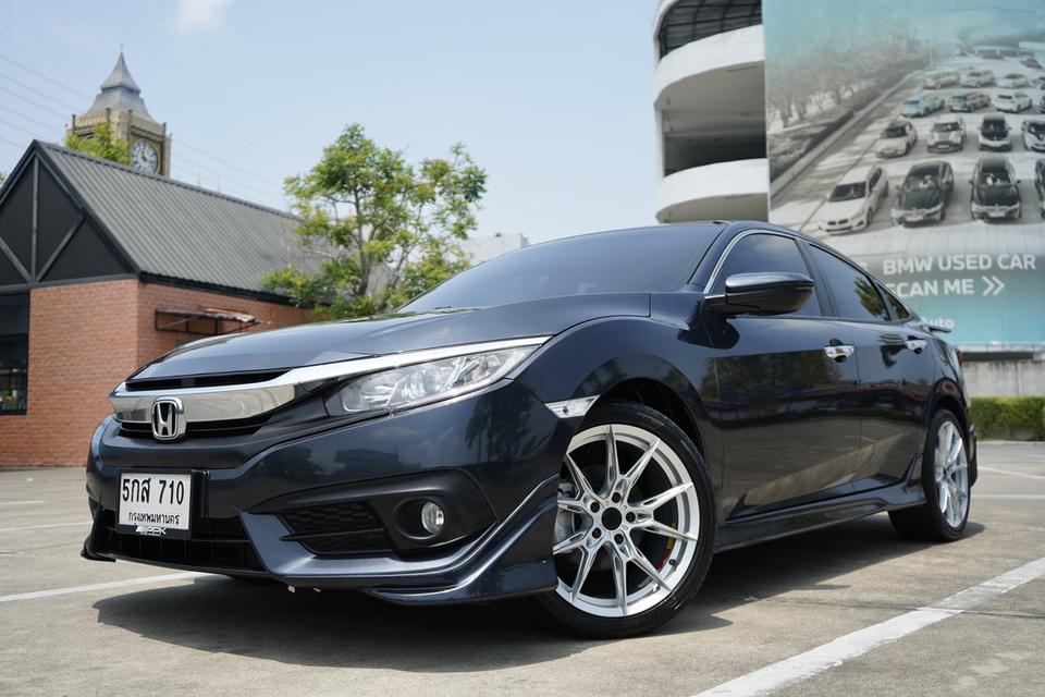 2017 Honda Civic FC 1.8 EL  AT 17/17 สีน้ำเงิน รูปที่ 2