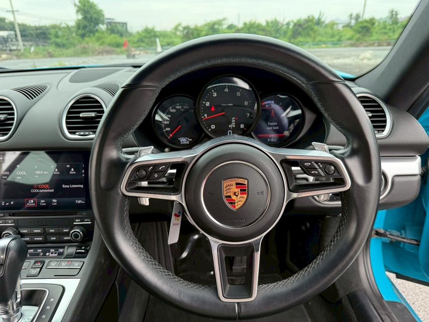 Porsche #718 Cayman สี Miami Blue ปี 2018 9