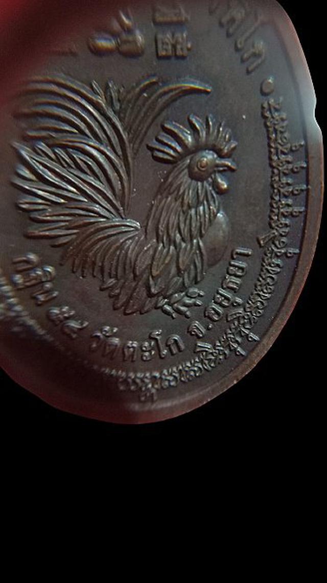 เหรียญกฐิน(หน้ายักษ์) หลวงพ่อรวย วัดตะโก ปี 2554  4