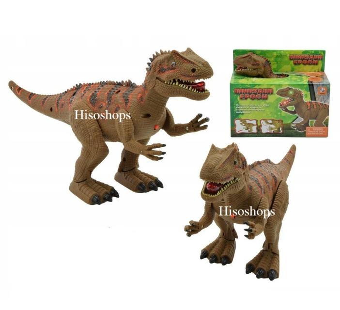 DINOSAUR EPOCH ไดโนเสาร์สายพันธุ์กินเนื้อ ใส่ถ่านเดินได้ มีไฟมีเสียง สีสันสวยงาม