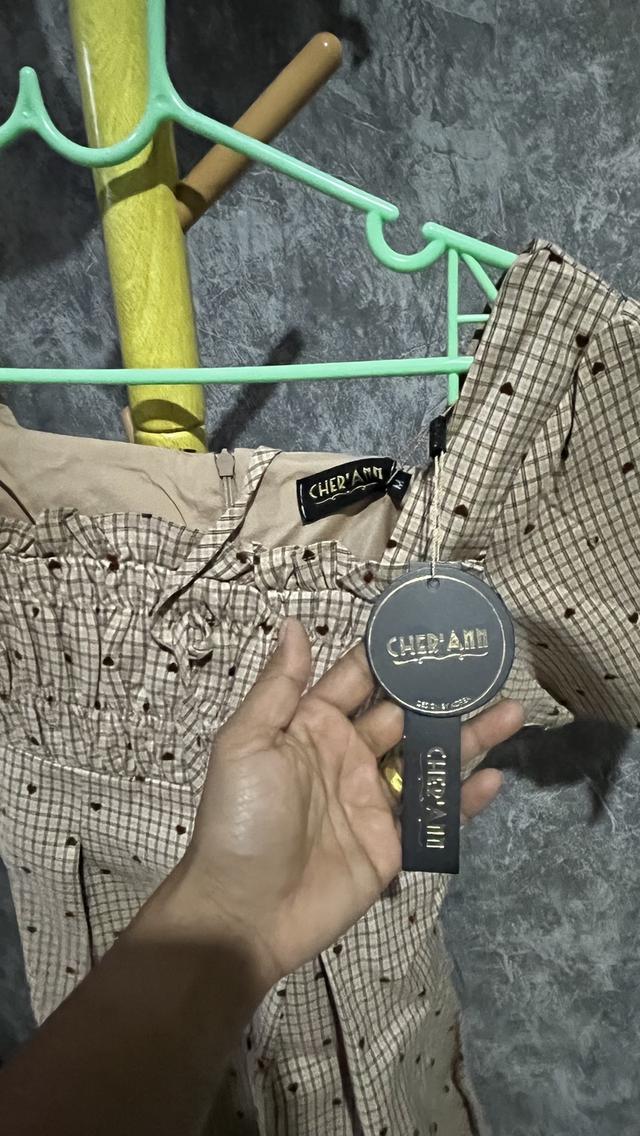 ชุดเดรส ลายหัวใจ มีกางเกง ไซด์m มือ1 รูปที่ 3