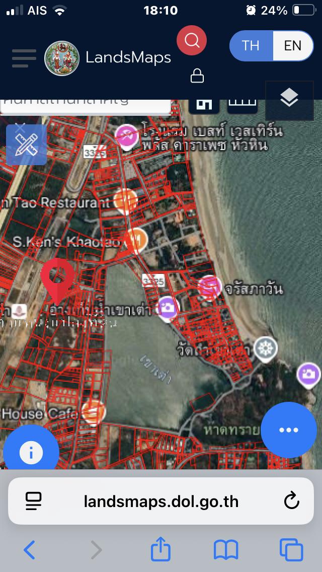 ที่ดินใก้ลอ่างน้ำใก้ลทะเลเขาเต่าสร้างอาคารสูงได้ 3 ไร่ 3 งาน 7