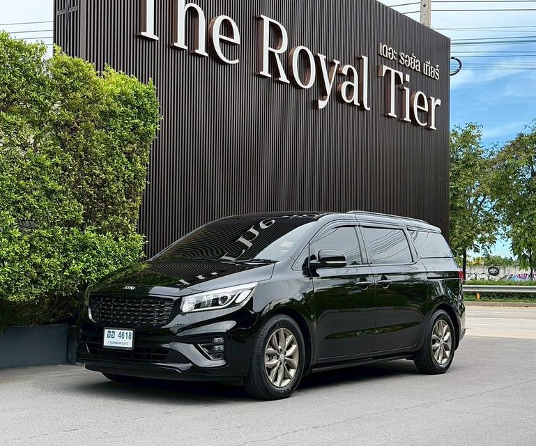 #KIA Grand Carnival Minorchange 2.2 EX 8AT ปี 2019 สีดำ มือเดียวป้ายแดง เข้าศูนย์ทุกระยะ เจ้าของดูแลดี มาดูแล้วรับรองไม่ผิดหวัง