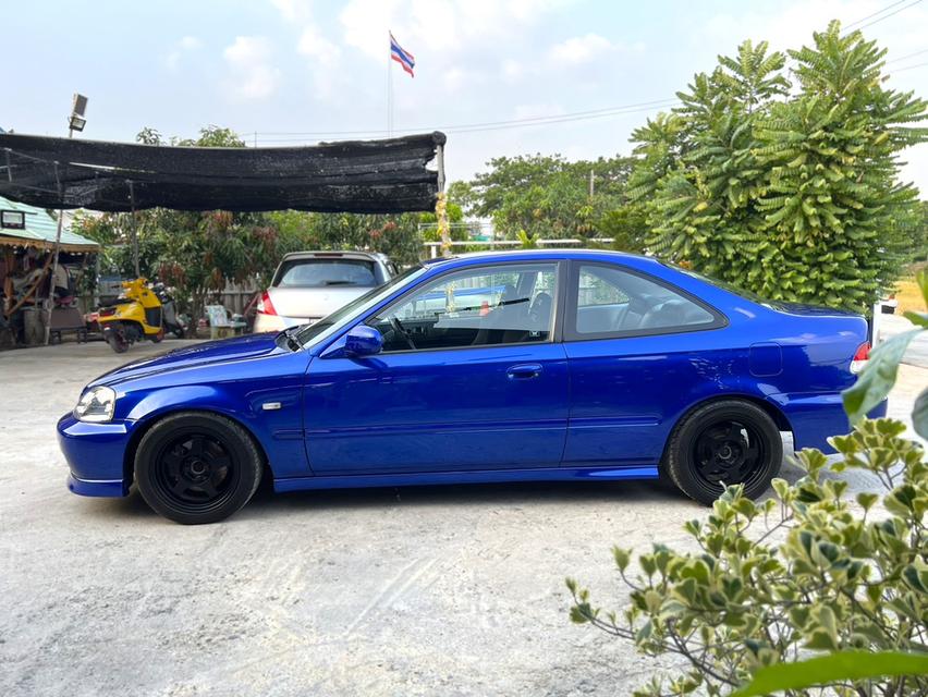 CIVIC COUPE ปี 2000 หล่อๆ สีสดเงาจัด เคลือบแก้ว ภาษี68 7