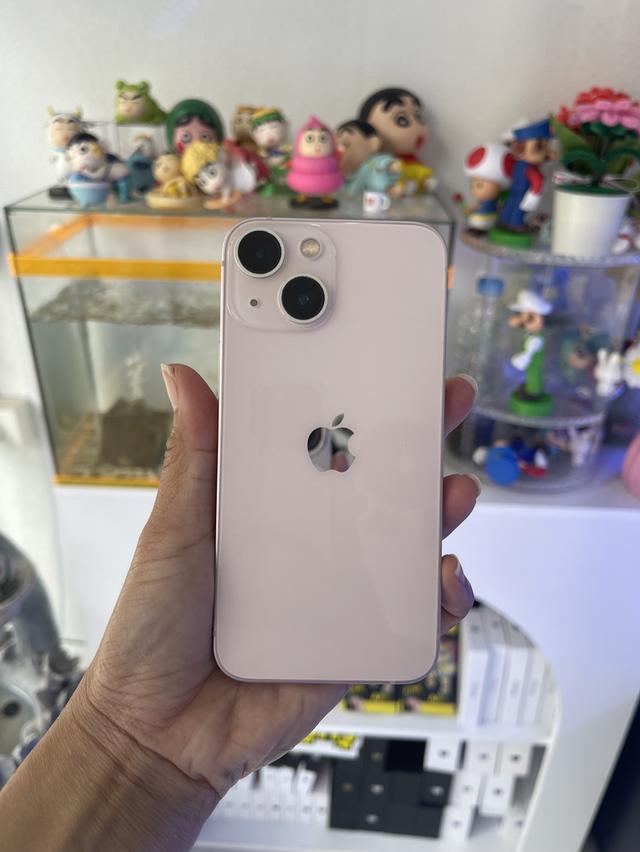 iphone 13mini 128gb เล็กพอดีมือ สีชมพู ไม่มีตำหนิ