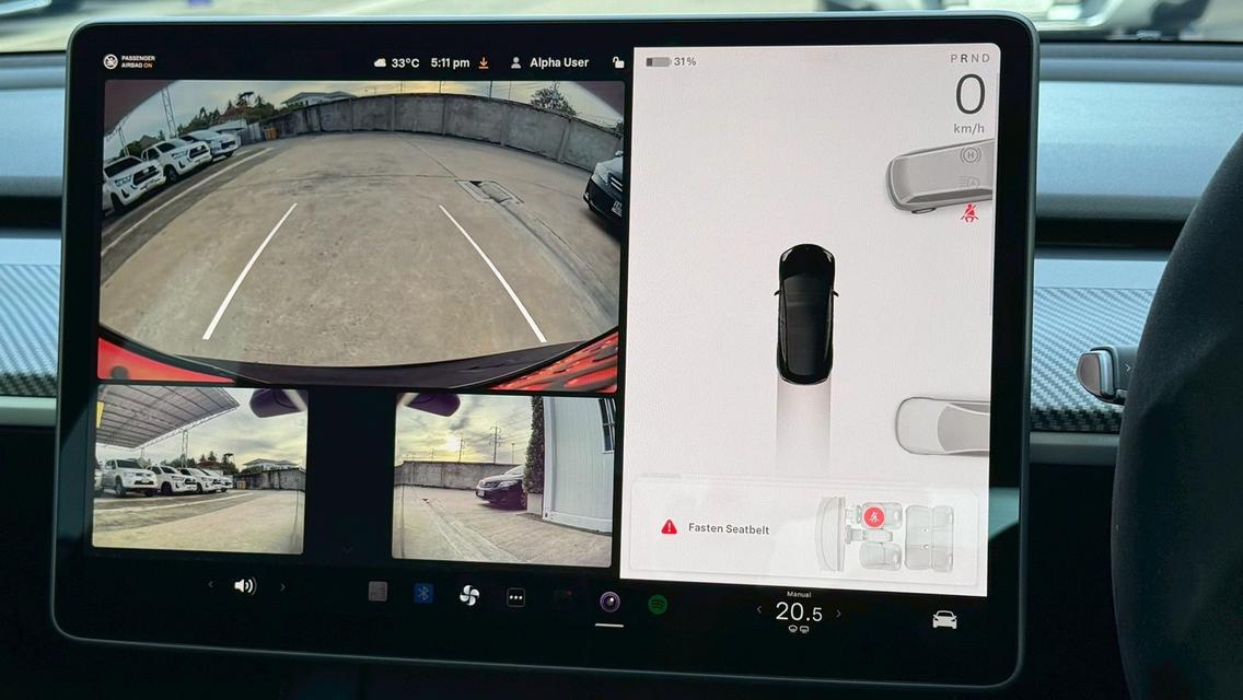 TESLA Model3  Performance AWD ปี2023 รุ่นท็อปสุด 513แรงม้า 12