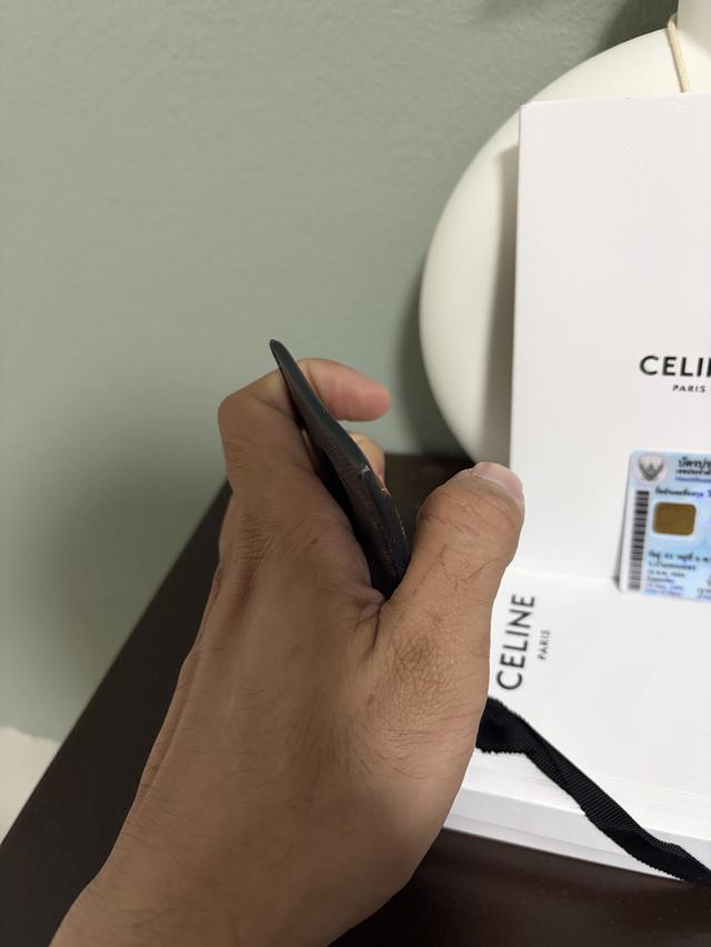 MAGNET CARD HOLDER IN TRIOMPHE CANVAS AND CALFSKIN