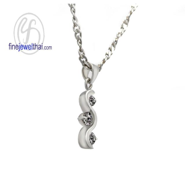 Finejewelthai จี้เพชร เพชรสังเคราะห์ เงินแท้925 P1009cz รูปที่ 3