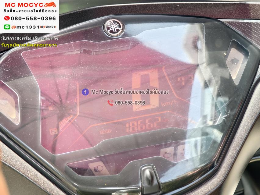 Aerox 2017 รถบ้านแท้มือเดียวเครื่องท่อเดิม กุญแจบุคเซอวิสครบ เล่มเขียวชุดโอนครบ No1254    6