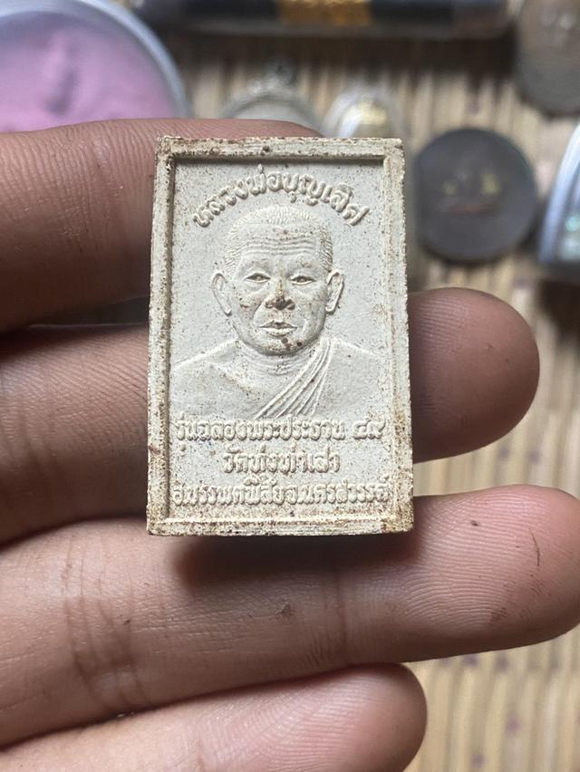 พระสมเด็จปรกโพธิ์หลังรูปเหมือน หลวงพ่อสาย วัดคลองวิไล  
