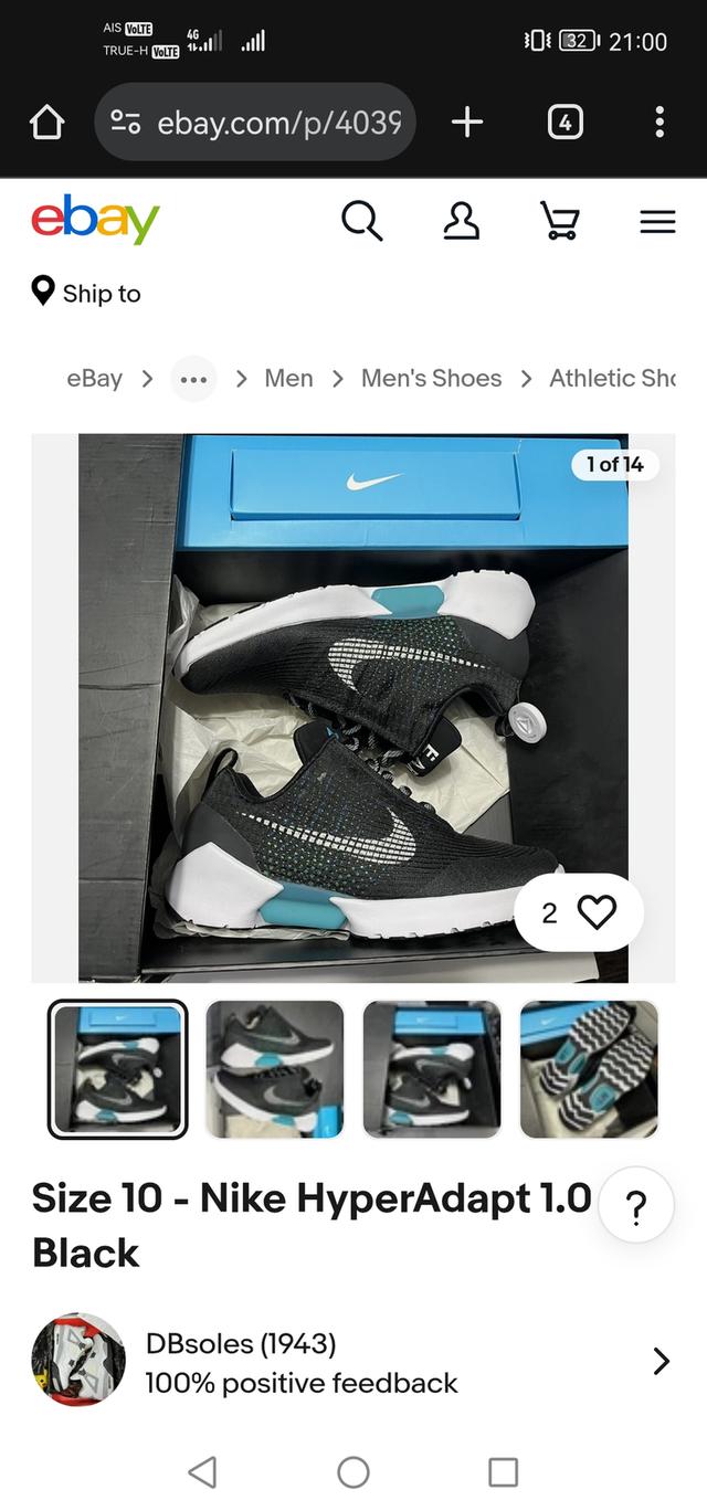 รองเท้าไนกี้​ เบอร์์์​ 42​ิ.. มือ2 สภาพดีมากๆคับราคามืิอ1ประมาณ30.000แต่นะตอนนี้เปิดราคาที่2500คับ รูปที่ 2