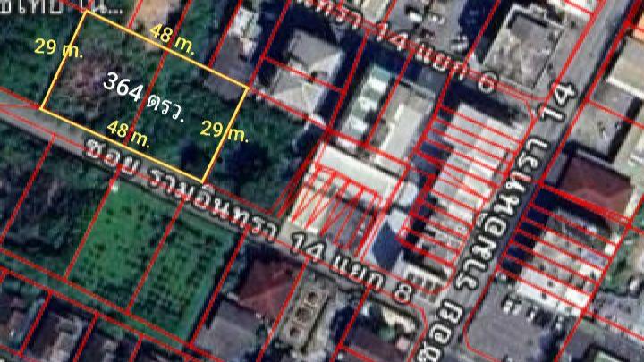 ขายที่ดินเปล่าถมแล้ว 364 ตรว. ซอยรามอินทรา 14 แยก 8 แขวงท่าแร้ง เขตบางเขน กรุงเทพๆ 1