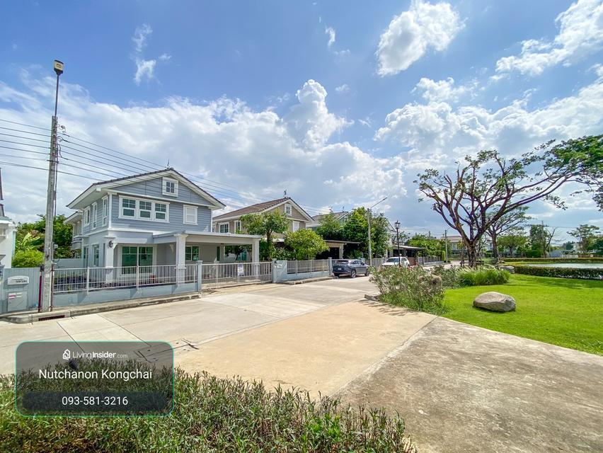 ขายบ้านเดี่ยวแปลงที่ดี่ที่สุด หน้าบ้านติดสวน และทะเลสาบ Villaggio ปิ่นเกล้า-ศาลายา เพียง 4.7 ลบ. 2