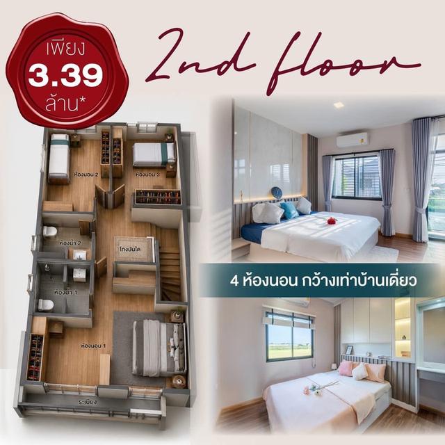 ขายด่วน! โครงการใหม่ พาร์ควิว หนองจอก - เลียบวารี 21 ติดสวนเลียบวารีภิรมย์ ใกล้บิ๊กซี/ โลตัส หนองจอก บ้านที่คิดมาเพื่อชีวิตยุคใหม่! 8