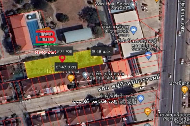 ที่ดินเปล่า หมู่บ้าน สราญธร คลอง 4 เนื้อที่ 246 ตร.ว ใกล้โลตัสคลอง 4 ตำบลบึงยี่โถ อำเภอธัญบุรี จังหวัดปทุมธานี 8