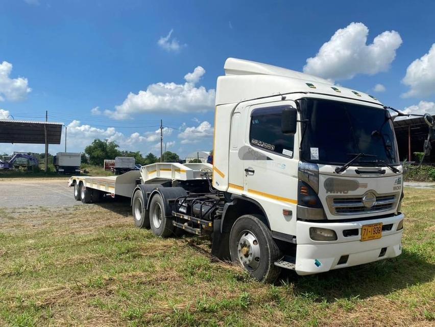 หัวลาก Hino-500-344 ปี 55 พร้อมหางโรเบส 2 เพลา