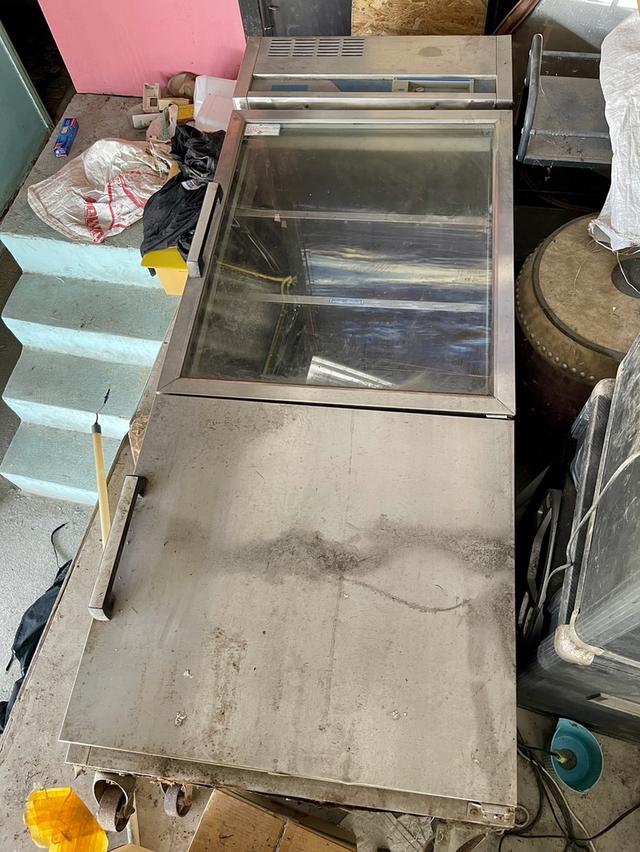 ตู้แช่แข็ง 2ชั้น 2ประตู แบบตั้ง ตู้แช่เย็นและตู้แช่แข็ง มือสอง