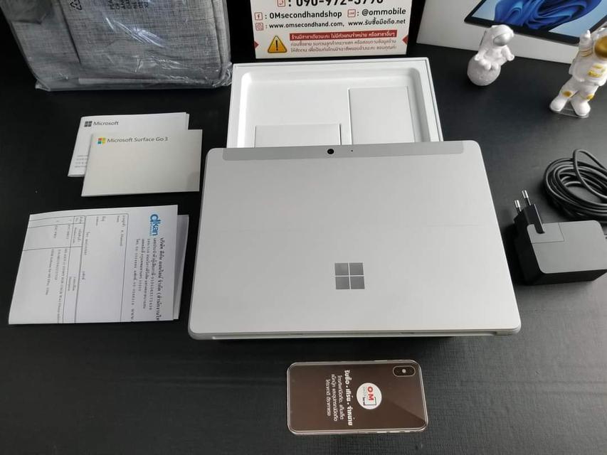 ขาย/แลก Microsoft Surface Go3 8/128GB (Wifi) Core i3 ศูนย์ไทย ประกันศูนย์ 17/11/2565 สวยมาก เพียง 18,900 บาท  1