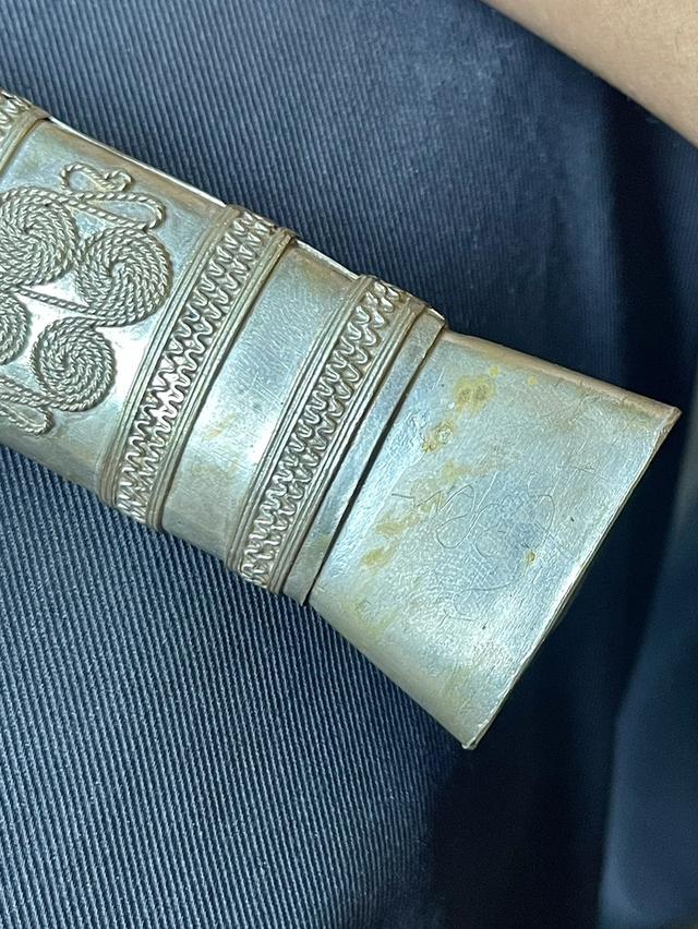 มีดหลูบเงินโบราณล้านนา ครูบาเทวฤทธิ์ มีดซุยอุ่ม มีดหมอล้านนา ตำราพระเจ้านั่งข่ม 4