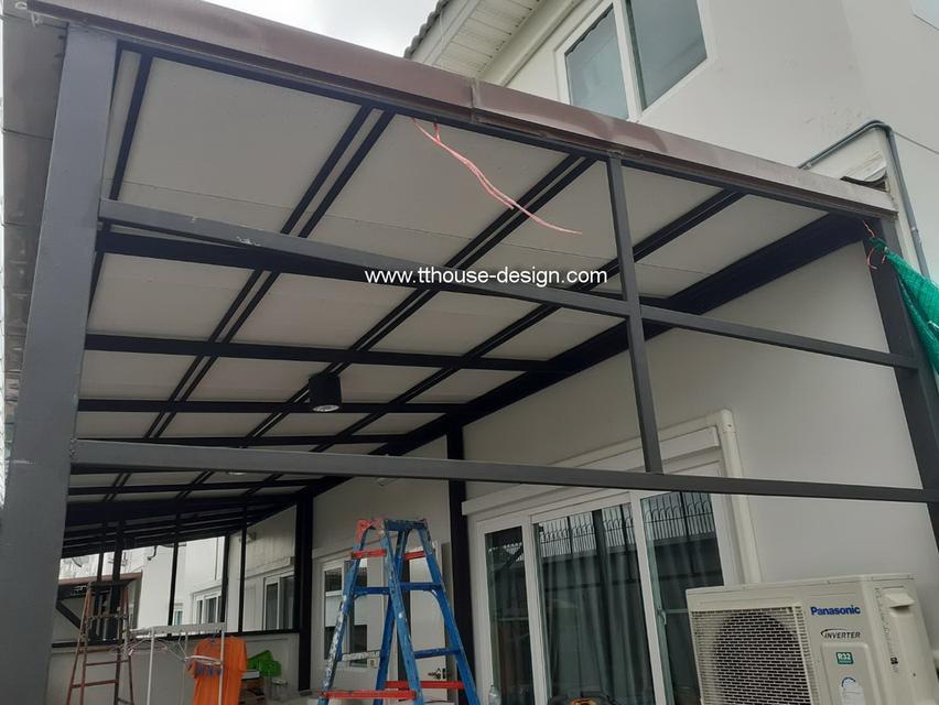 รับเหมา ต่อเติม โครงหลังคา กันสาด ห้องครัว เทพื้น ปูกระเบื้อง Line dddesign23 8