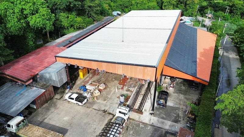 #ขาย/เช่าโกดังบ่อวิน ศรีราชา จ.ชลบุรี 3ไร่ 95ตร.วา พื้นที่สีเหลือง ออฟฟิศสำนักงาน 248 ตร.ม. โรงงาน 1,637 ตร.ม.  Overhead Crane 3 ตัน 4