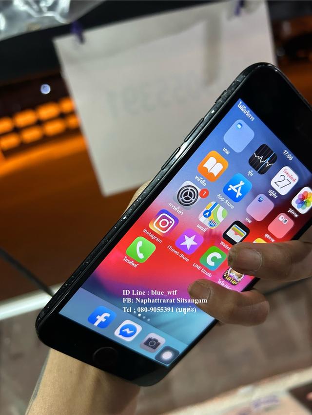 IPhone7 128GB TH เบต้าแบต100 รีเซ็ตได้ ใช้งานปกติ รูปที่ 6