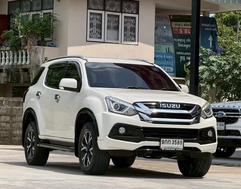 2019 ISUZU MU-X, 1.9 DA-DVD NAVI6AT 2WD โฉม ปี13-20 สีขาว เกียร์ออโต้👉เลขไมล์ 94,440 กม.