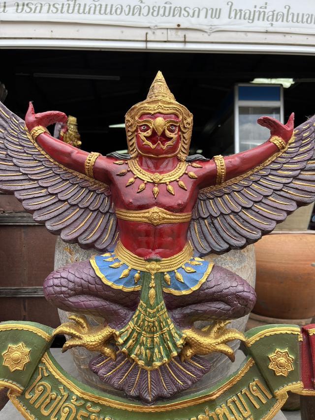 พญาครุฑ รูปหล่อองค์ครุฑ ครุฑองค์ใหญ่ ขนาด70ซม ครุฑแขวนผนัง