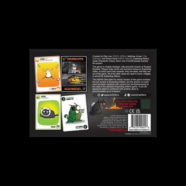 Exploding Kittens: NSFW Edition เกมแมวระเบิด เกมฮิตระดับโลก เหมาะกับปาร์ตี้ ส่งไว พร้อมเล่นทันที 6