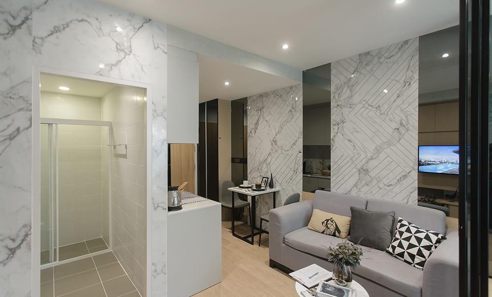 คอนโดแต่งครบ Fully Furnished สไตล์โมเดิร์น ใกล้สาทร เดินไป BTS ตลาดพลู ได้สบายๆ โครงการ The Matt สาทร-ท่าพระ 2 4