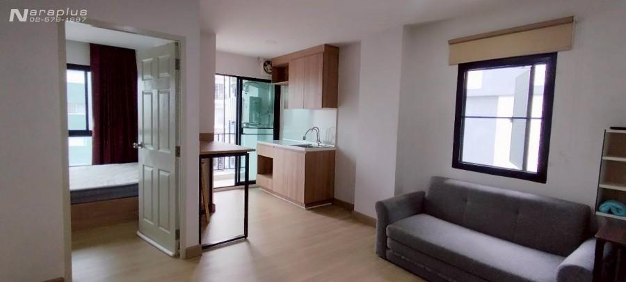 68091018 : ขายคอนโดห้องริม ขนาด 32.18 ตรม. โครงการ บีพลัส คอนโด (B Plus Condo) พหลโยธิน 50 (สะพานใหม่) ใกล้ BTS สายหยุด 2