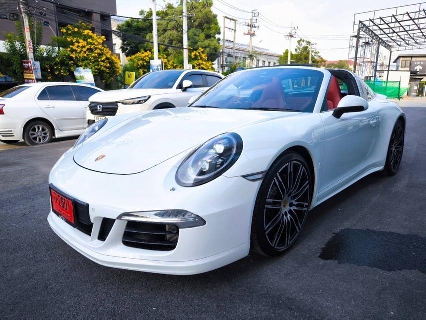 2017 PORSCHE 911TARGA 4S 3.8 PDK สีขาว ภายในแดง รหัส KPV2601