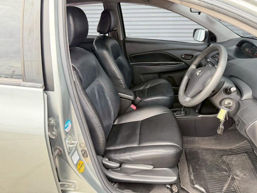  TOYOTA VIOS 1.5J 2009 สีเทา มือเดียวป้ายแดง 10