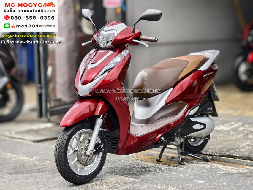Lead 4v สีแดง 2023 วิ่ง10000โล รถบ้านแท้มือเดียว ไม่ใช่รถประมูล เครื่องท่อเดิมๆ No1138